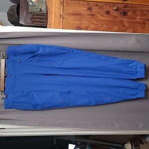 Climate Right By Cuddl Duds Womens Pants Joggers Uniform Scrub Nurse Blue XL EUC